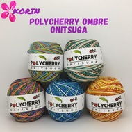 Onitsuga Ombre PolyCherry Knitting Yarn / PolyCherry Spray / Multicolor / 100gr