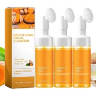 Pencuci Muka Kunyit dengan Berus, Pencuci Muka Gevona Pure Glow, Pencuci Muka Menghidrat Kunyit, Pen