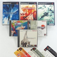 Lot 6 PS1 PS2 Ace Combat 1 2 3 4 5 0 Set Games Playstation with Spines Direct From Japan