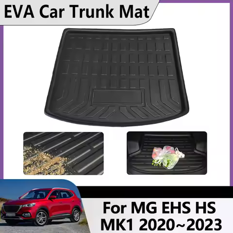 EVA Car Trunk Mat For MG EHS eHS HS Plug-in PHEV MK1 2020 2021 2022 2023 Cargo Trunk Waterproof Carp