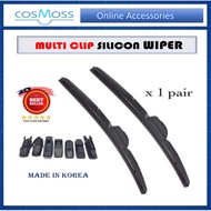 Audi A3/VW GOLF MK7 2012- 2016 MULTICLIP SILICON WIPER SIZE-18+26