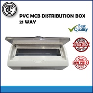 TC MCB PVC DB Box / MCB Distribution Box  21 Way/26 WAY PVC