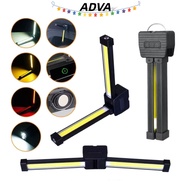 【Delivery from Malaysia】ADVA Flashlight, Magnetic Suction Model with Hanging Hook Gym Lamp, LED 7th 