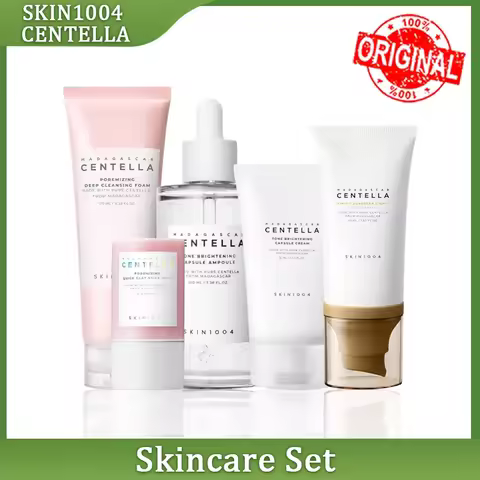 Skin1004 Centella Asiatica Toner Cleanser Facial Serum Cleansing Oil & Moisturizer Skincare Set Orig