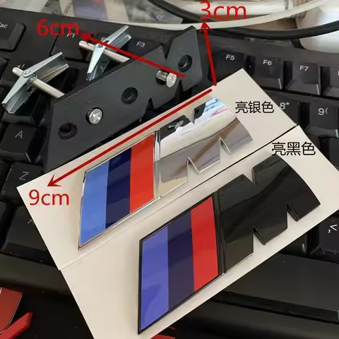 Car BMW 3D Electroplating Emblem Stickers Trunk Decorative Stickers For BMW M X1 X3 X4 X5 E46 E91 E7