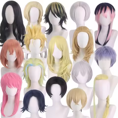 Tokyo Revengers Cosplay Wig Set Mikey Draken Takemichi Hanagaki Baji Keisuke Anime Party Hairstyle W