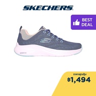 Skechers สเก็ตเชอร์ส รองเท้าผู้หญิง Women Shoes - 150022-NVMT Air-Cooled Memory Foam Engineered Knit, Machine Washable, Vapor Foam, Vegan