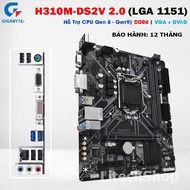 Main Giga H310M DS2V 2.0 DDR4 LGA1151 Intel Gen 8 Gen 9 i3 i5 i7 i9 PCIe X16 SATA 6Gb/s| Beautiful Z