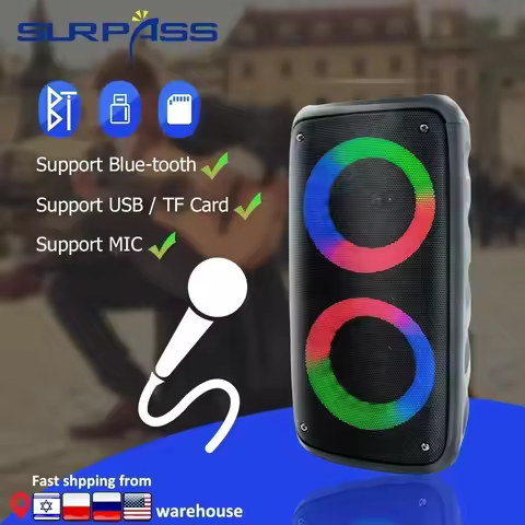 Dual 4inch audience Jbl speaker20W Outdoor portable alto bluetooth speaker original withTF TWS FM So