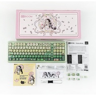 KiiBOOM KiiBOOM Phantom 98 lite Pink Three-Mode Mechanical Keyboard Phantom 98lite Mechanical Keyboa