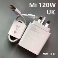 Xiaomi Mi (120W/67W) Turbo Charge Xiaomi 13 12 11 11t K50 K40 Poco F7 F6 X6 Pad 5pro Tablet GaN Char