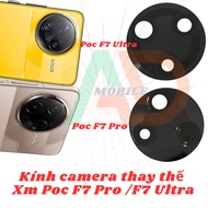 Rear camera glass replacement for XM Poc F7 Pro / Poc F7 Ultra with glue included