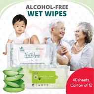 ❗️CARTON❗️ Tena Wet Wipes Tissue Wipe | Adult Baby Diapers Diaper Essential! | W/ Aloe Vitamin E