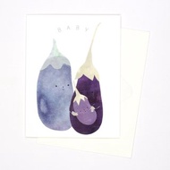 寶寶茄子祝福卡