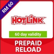 [RM 60]Hotlink Maxis Prepaid Topup Reload (not share a topup)