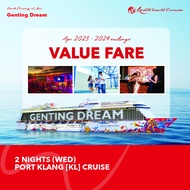 [Resorts World Cruises] [Value Fare] 2 Nights  Port Klang [KL] Cruise (Wed) onboard Genting Dream (Mar to Apr 2024)