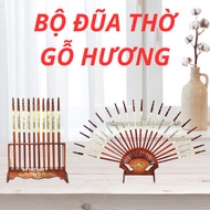 Natural Wooden Altar Chopsticks - Traditional Product for Ancestor Altar