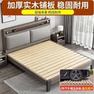 1.5m Small Apartment 1.8x2 Minmi Bed Frame Bed 1.2m Solid Soft Reliable Rental Room Wooden Bed Singl