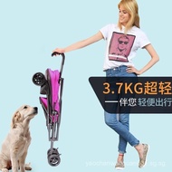 DODOPET Pet Stroller Dog Stroller Cat Lightweight Outdoor Foldable Small Dog Walking Stroller Cat St