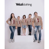 KATUN MODERN FAMILY COUPLE CLOTHES OBLONG COKSU MEMORIES /Family Couple T-shirts Family Sarimbit T-s