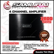 📣 SAMURAI KATANA SOUNDBAR High Power 4 Channel Amplifier SK-50.4 Car Amp Power 1800W Woofer Subwoofe