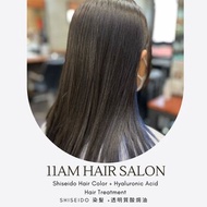 11AM Hair Salon Shiseido 染髮 +透明質酸焗油 Picture Color