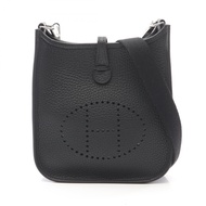 【二手】愛馬仕 HERMES Evelyne TPM Amazon 黑色皮革單背包，女士全新未使用