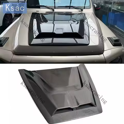 "w465 brabus" style Dry Carbon Hood cover For Benz G-Class w464 W465 g63 g550 g580 Bonnet with logo 