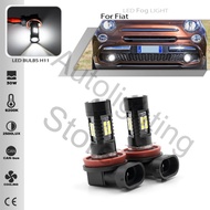 2PCS For FIAT 500X 500L BRAVO II Hatchback 2014-up H8 H11 LED Fog Light Bulbs Canbus H8 H11 Driving 