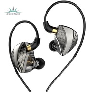 Hi6T Earbuds HiFi Headsets Dynamic Driver IEM Stereo Surround Music Earphones Hi-Res with Mic In-Ear