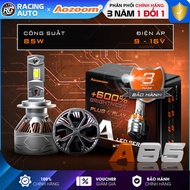 Aozoom A85 Led Bulb - 85W White Thermal LED Headlight IP68 Waterproof - 3 Years
