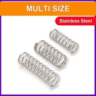 SUS304 Compression Springs d0.7mm * OD4-12mm Anti-Rust Industrial Spring 【第二批链接】