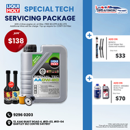 Car Servicing Package - LIQUI MOLY Engine Oil Service Package | High Tech / Molygen / Top Tech 4100 