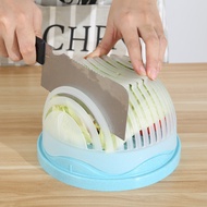 Vegetable Cutter Kitchen Cutter Salad Bowl Vegetable Fruit Salad Pattern Cutting Bowl26040110