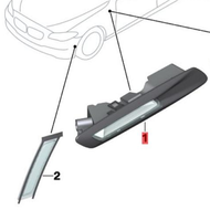 B91Pair LED Side Marker Light Turn Signal Lamps for F10 F11 F18 550i 535i 528i Sedan 11-2013