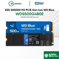 WD Blue SN5000 SSD Hard Drive 500GB 1TB M2 PCIE Gen 4x4 | Genuine Genuine |