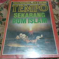 majalah bundel tempo sekarang bom islam no.5 tahun XVll - 4 april 1987