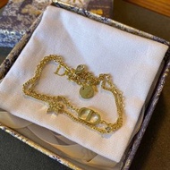 順豐包郵 💯全新 Dior CD雙鏈星星 手鏈 女款 金色