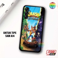 HP Real Case Samsung A14 Latest Shiny Case - New Case Glossy casing Samsung A14hp [CRASH Motif] - Sa