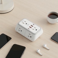 Power Strip Surge Protector with 6 AC Outlets, 4 USB Ports, Multi Outlet Extender for Home/Office Ja