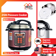 DSN 6L / 8L Electric Pressure Cooker Rice Cooker Presure Multifunction Periuk Tekanan 15 Button / 20 Button Multipurpose Cooker Cookware Periuk Elektrik Periuk Serbaa Elektrik