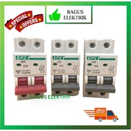EPS MCB 2 POLE 32A/40A/63A (6KA) MINIATURE CIRCUIT BREAKER SIRIM TYPE C