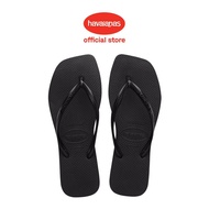 Havaianas Women  Slim Square  Flip Flops - Black