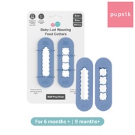 EzPz Baby-Led Weaning Food Cutters, 2pcs (4 Colors) | 6-9M+