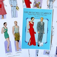 Duke Windsor and the Duchess Historical Character Fashion paper doll Dress Up paper doll Dress Up pa