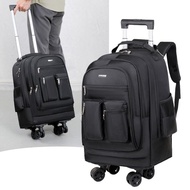 Backpack Multifunctional Backpack Trolley Backpack Universal Wheel Large Capacity Short-distance Tra