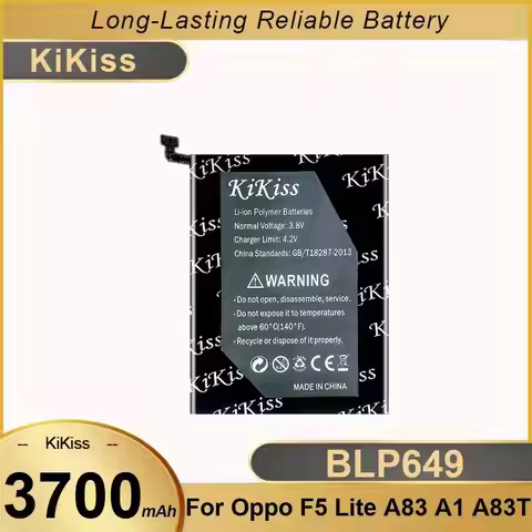 For Oppo F5 Lite A83 A1 A83T BLP649 High-Capacity 3700Mah Safe Mobile Phone Battery
