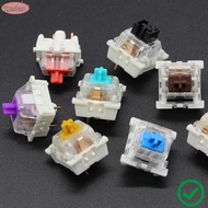 XUESHAN 10pcs Gaming Switch, Clicky Silent Mechanical Keyboard Switch,  Linear Tactile  LED MX Switc