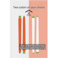 Case for Samsung Galaxy Tab S11 / S11 Ultra CUTE CARROT Stylus Casing Silicone Cover Protector