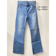 Preloved Topt3n Flared Jeans size XS